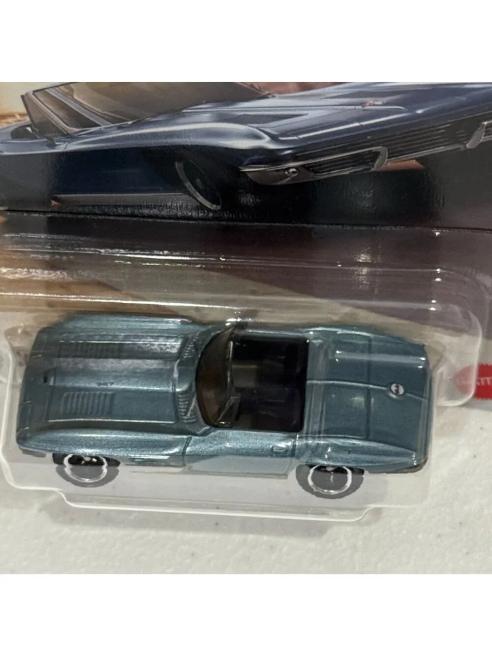 Matchbox 1963 Chevy Corvette Convertible Blue Retro Classics 83/125 NOC
